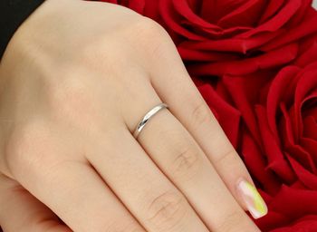 Złoty pierścionek z diamentem „Biały Klasyk”  Białe złoto 585  Rozmiar 11 tył.jpg